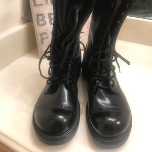 Double H combat boots steel toe